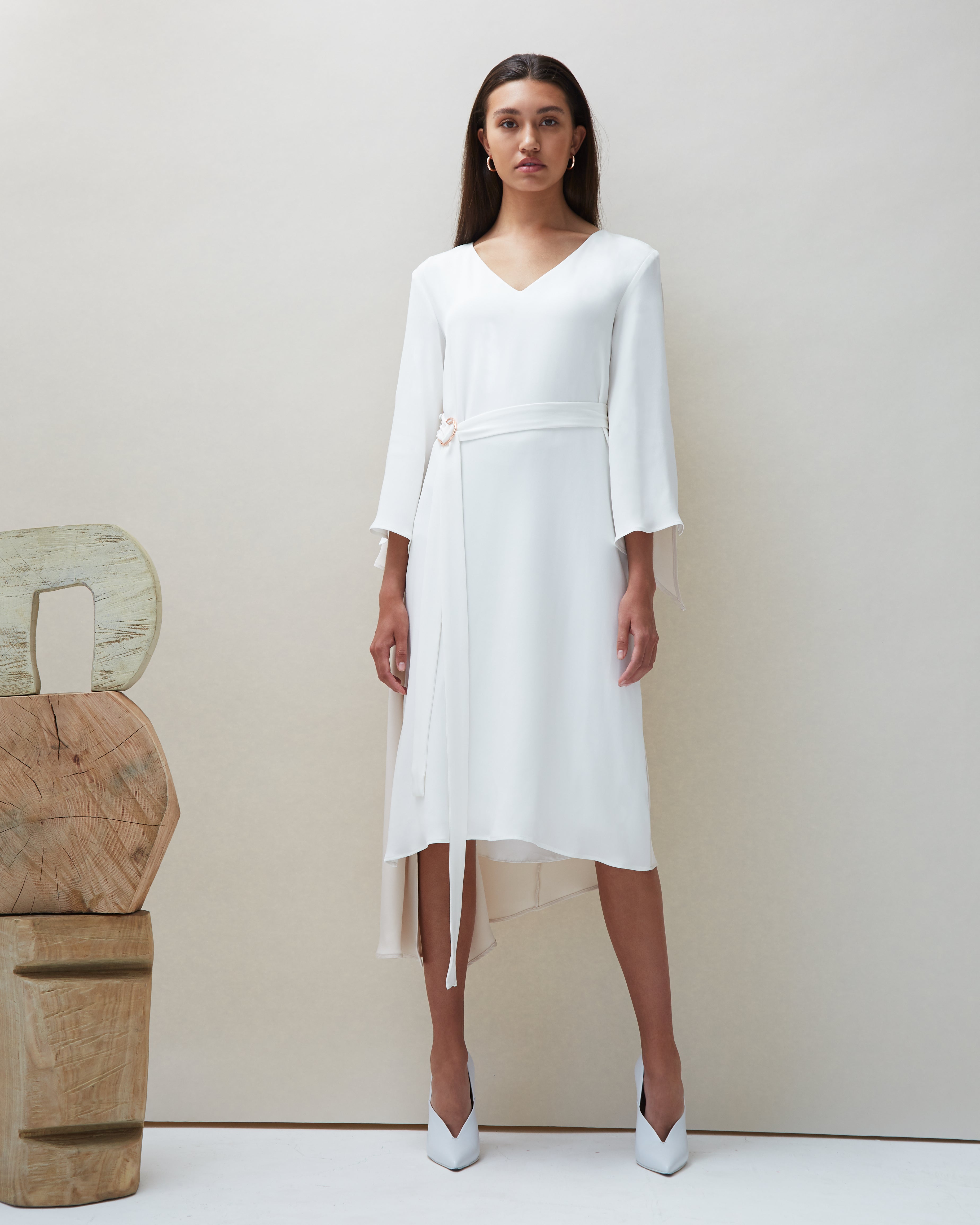 Dua Dress in Ivory - COYAN 