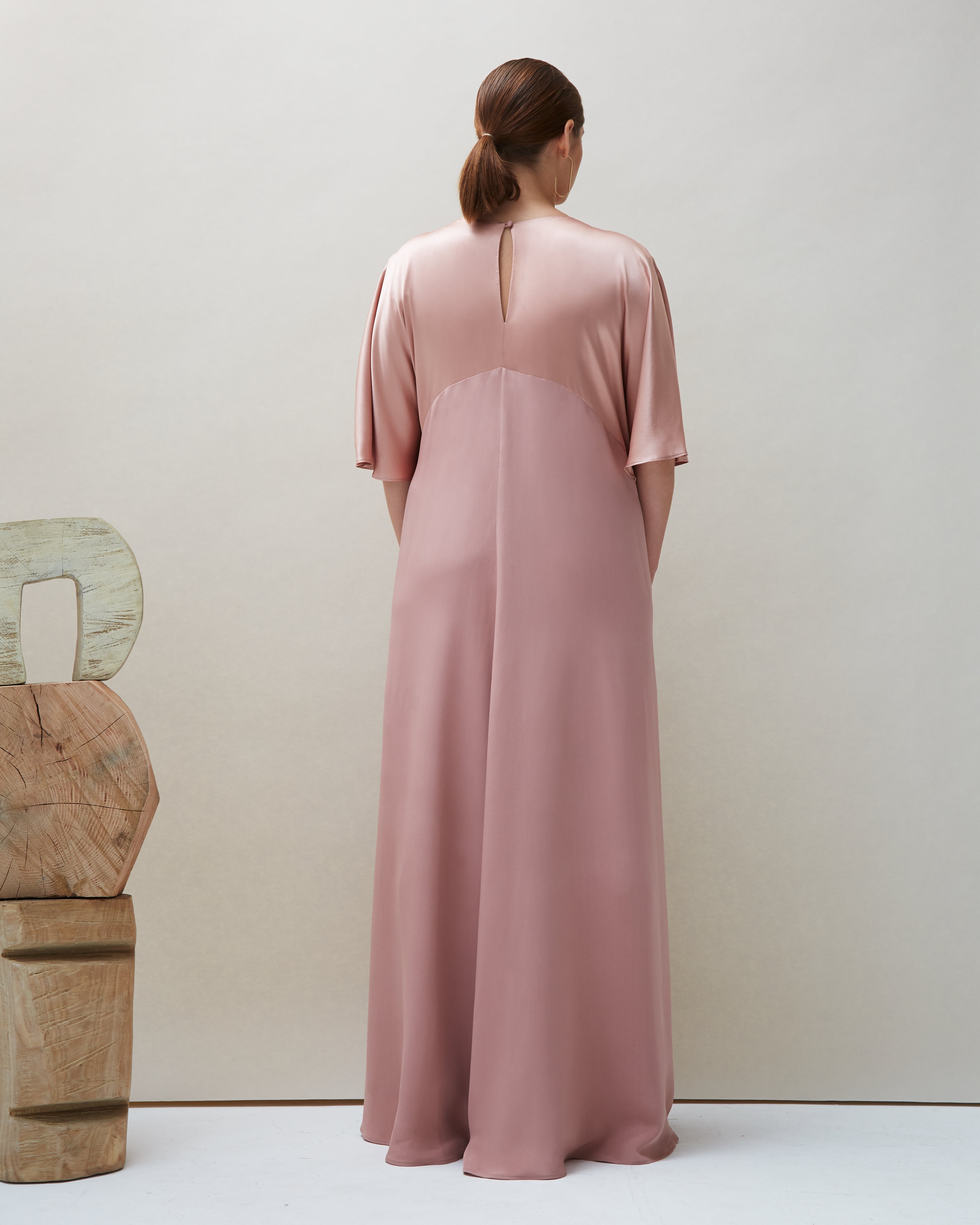 Seta Gown in Blush - COYAN