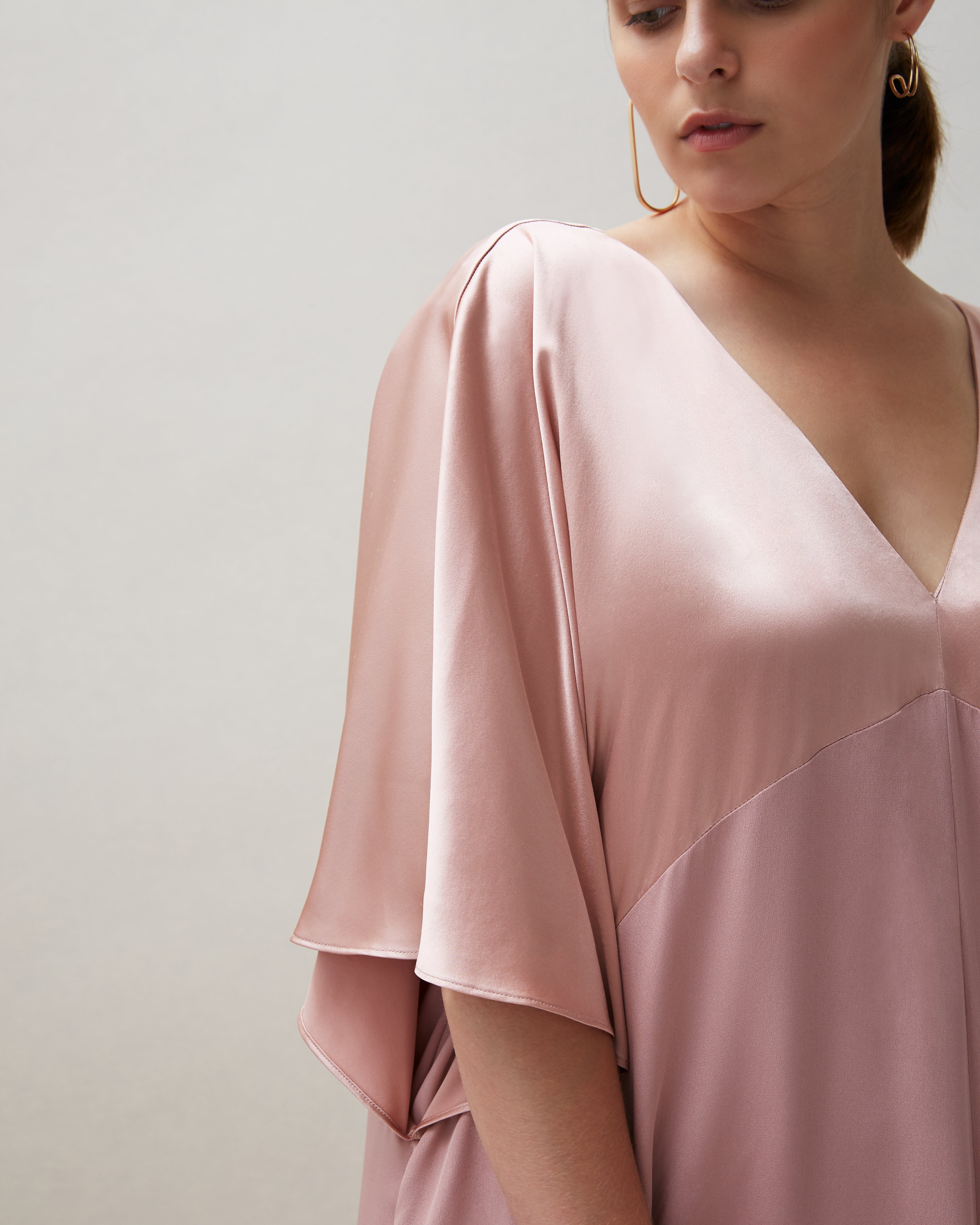 Seta Gown in Blush - COYAN