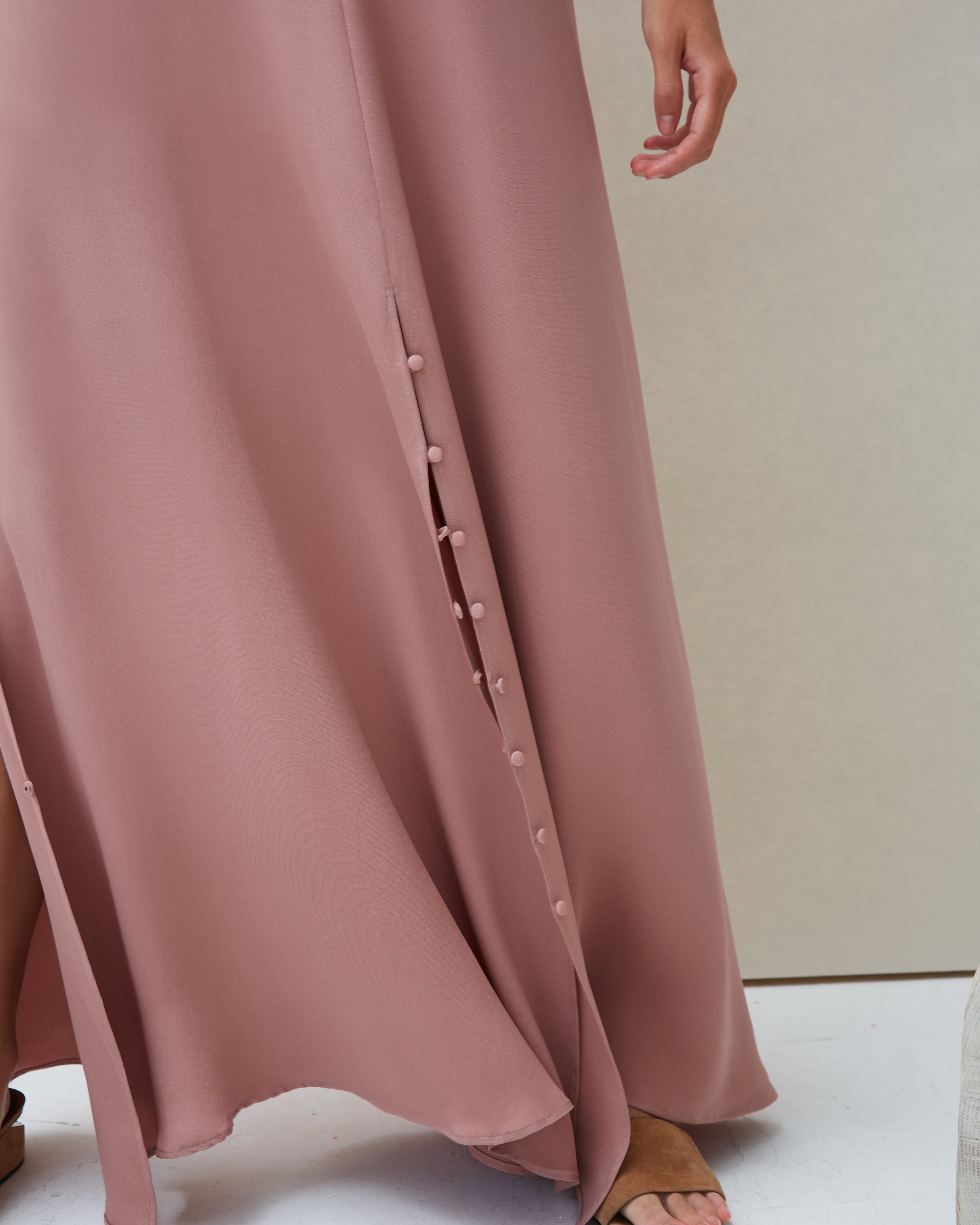 Seta Gown in Blush - COYAN