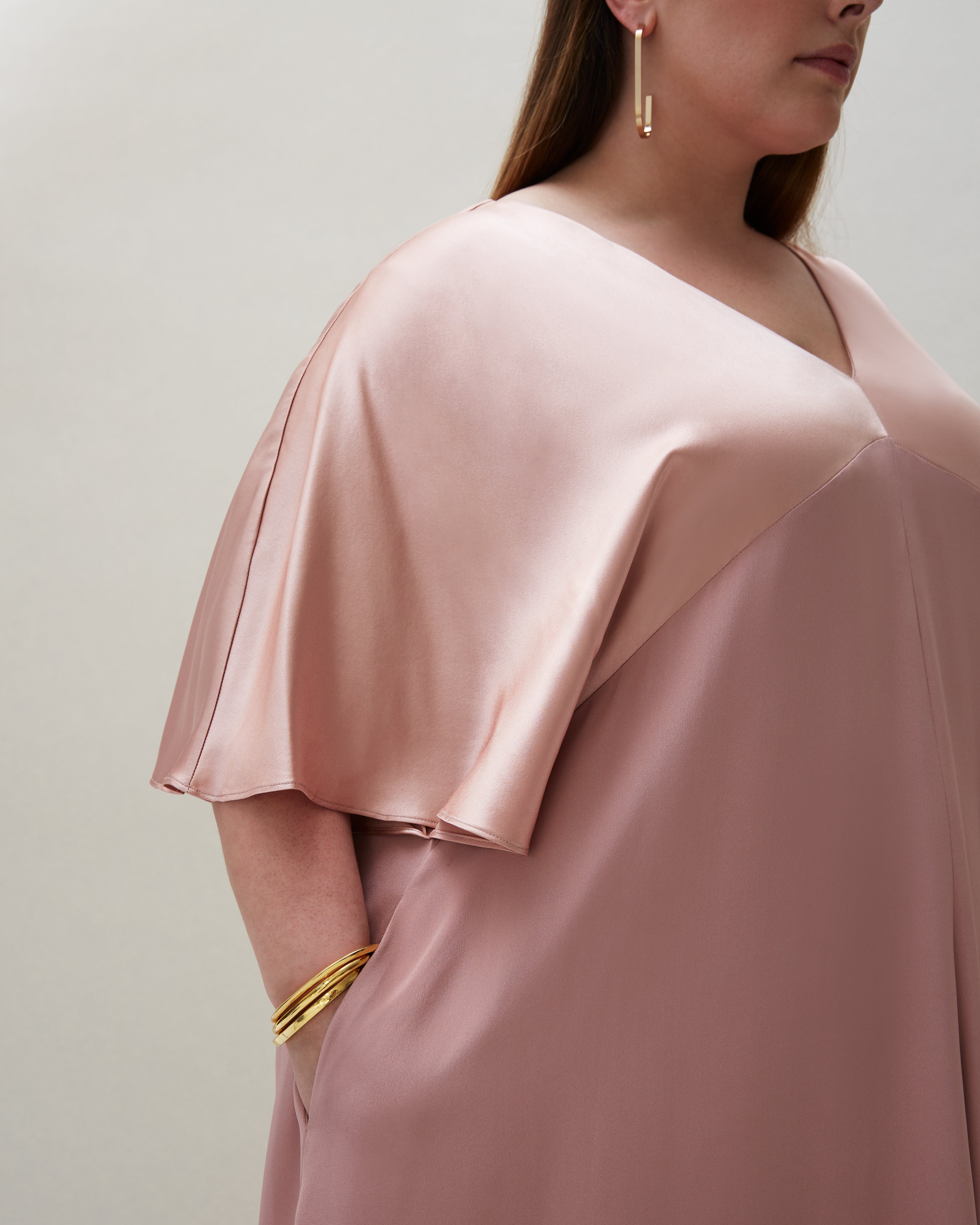 Seta Gown in Blush - COYAN