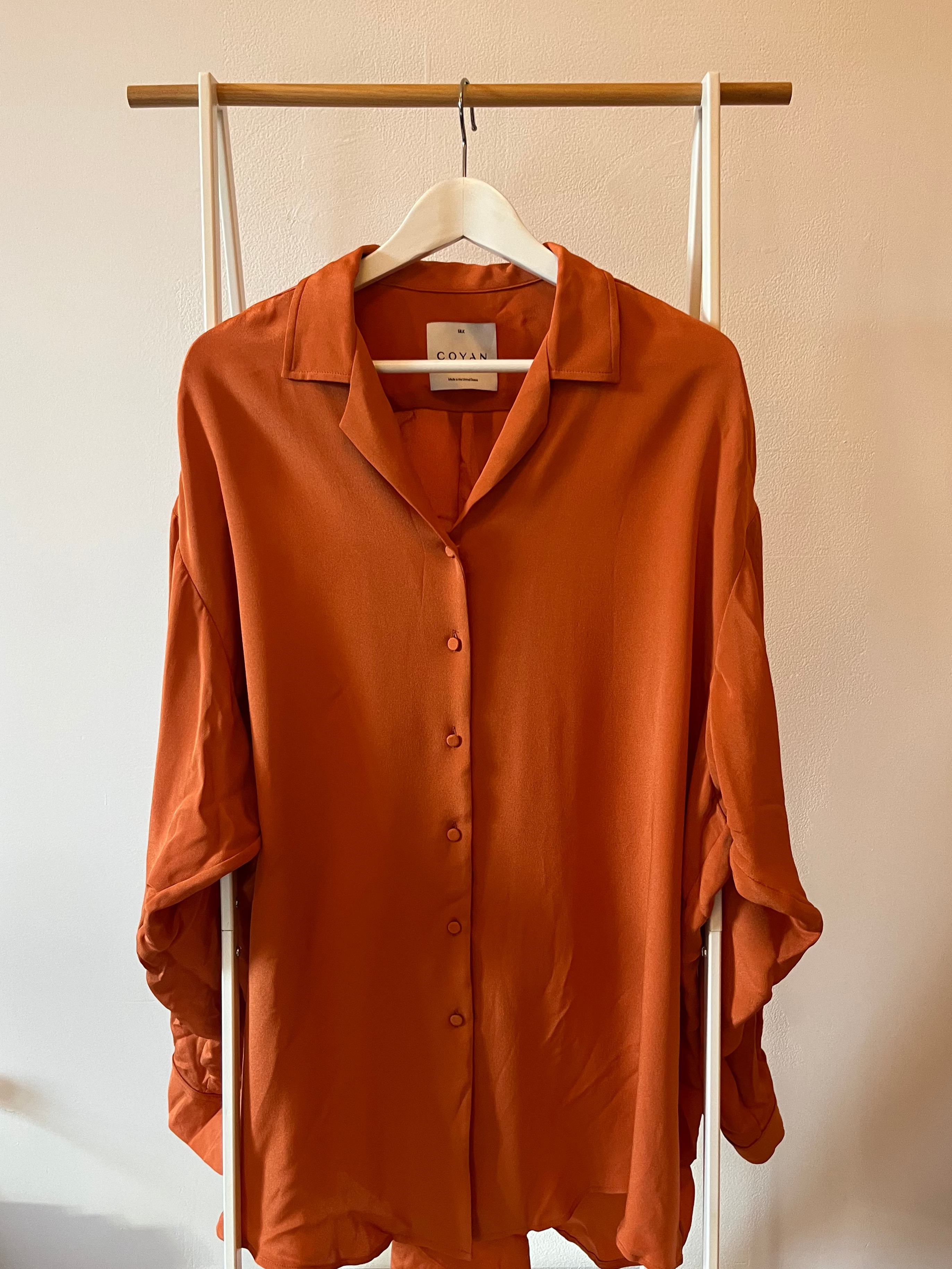 Luka Shirt - Orange - SAMPLE - Size 16