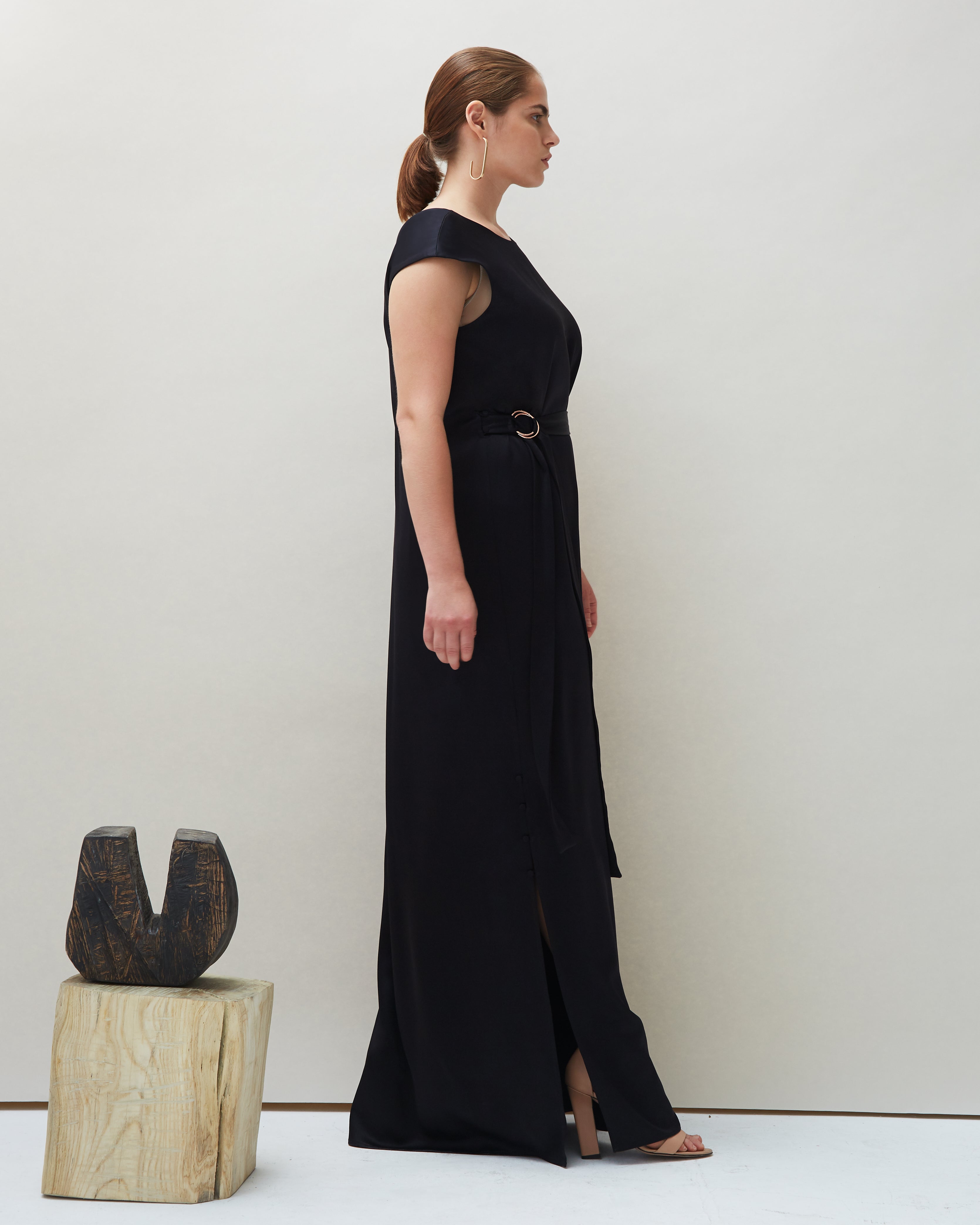 Pia Dress in Black - COYAN 